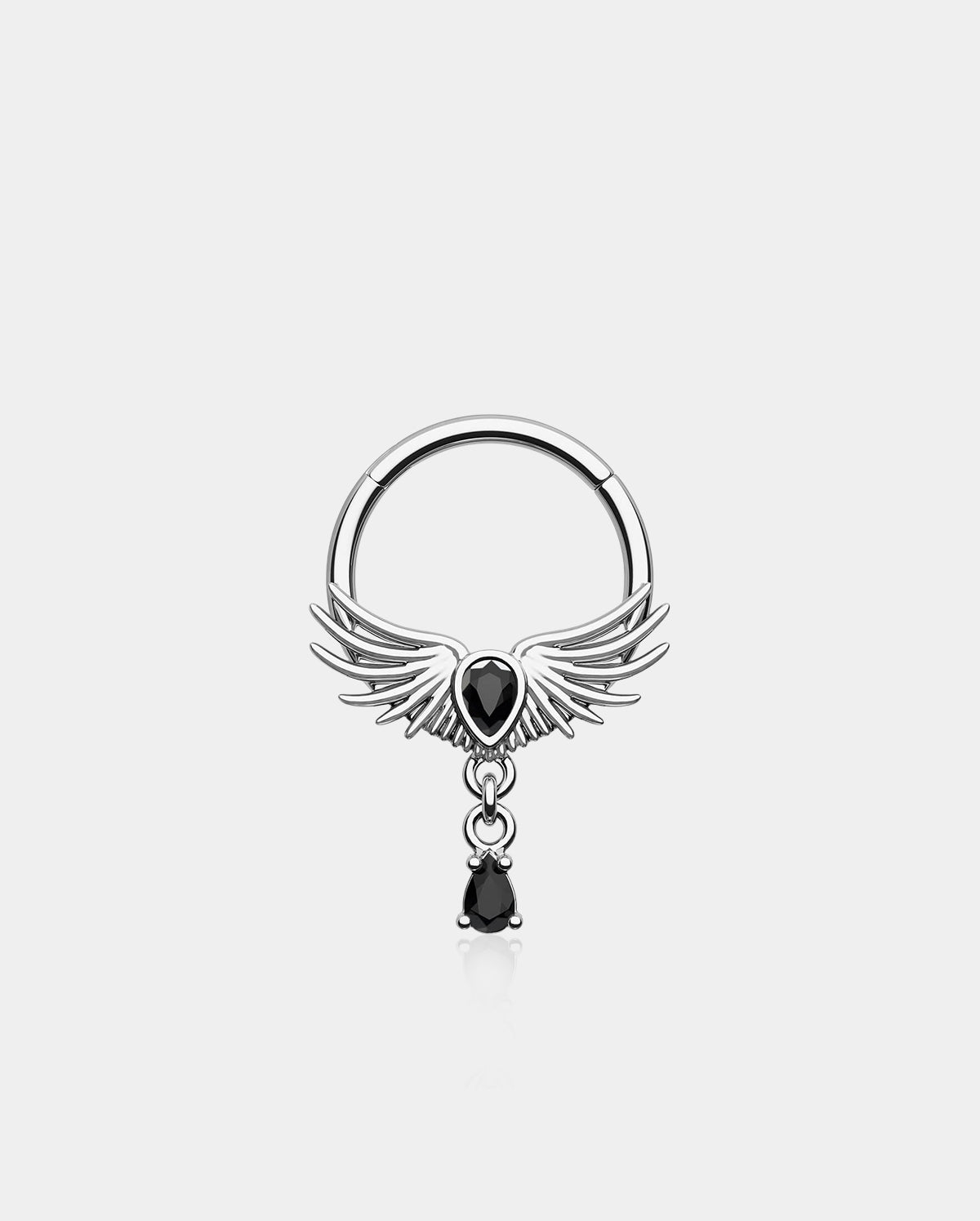 HAWK WINGS STAR DANGLE SEGMENT SEPTUM RING