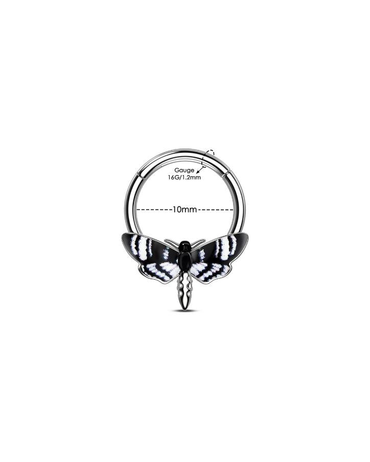 HAWK MOTH SEPTUM RING