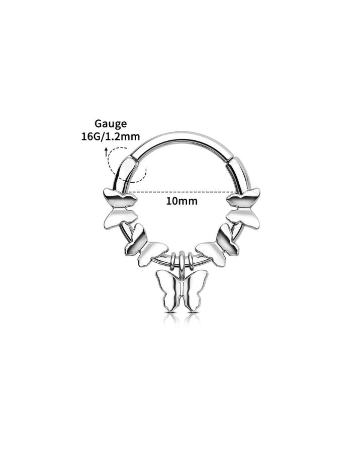 SYMMETRICAL BUTTERFLY SEGMENT SEPTUM RING