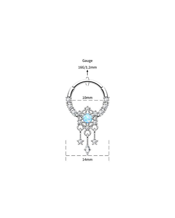 DREAMCATCHER DANGLE SEGMENT SEPTUM RING