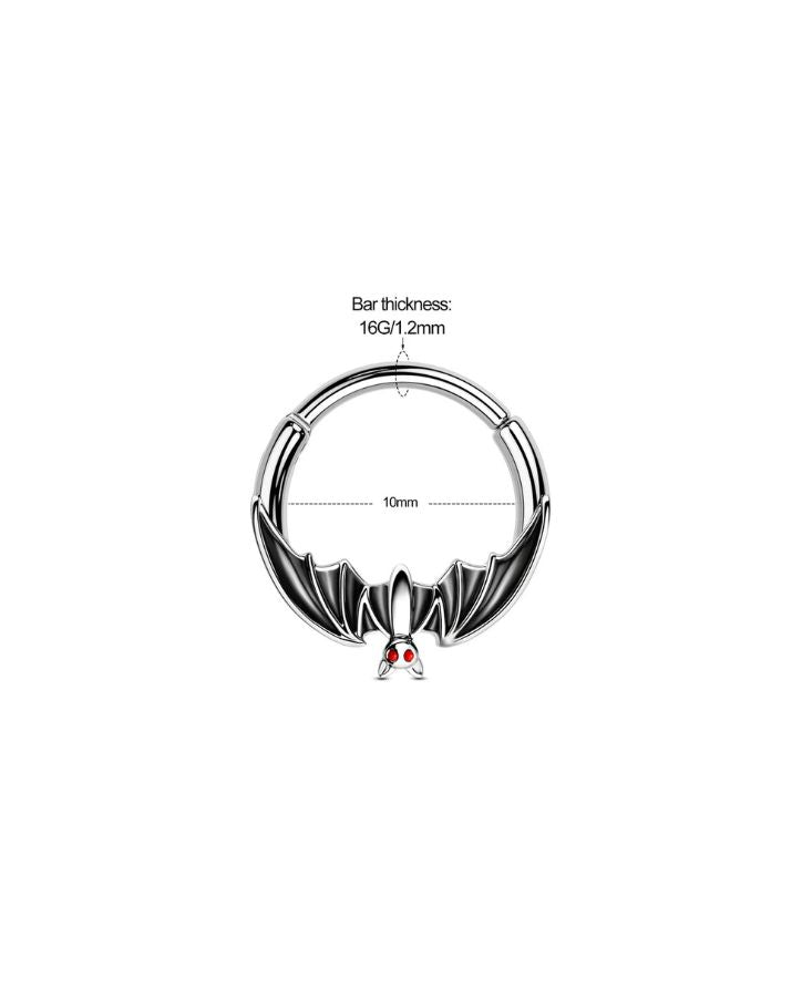 SPOOKY BAT SEGMENT SEPTUM RING