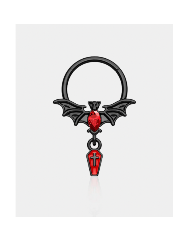 BAT DANGLE COFFIN DAITH SEPTUM RING