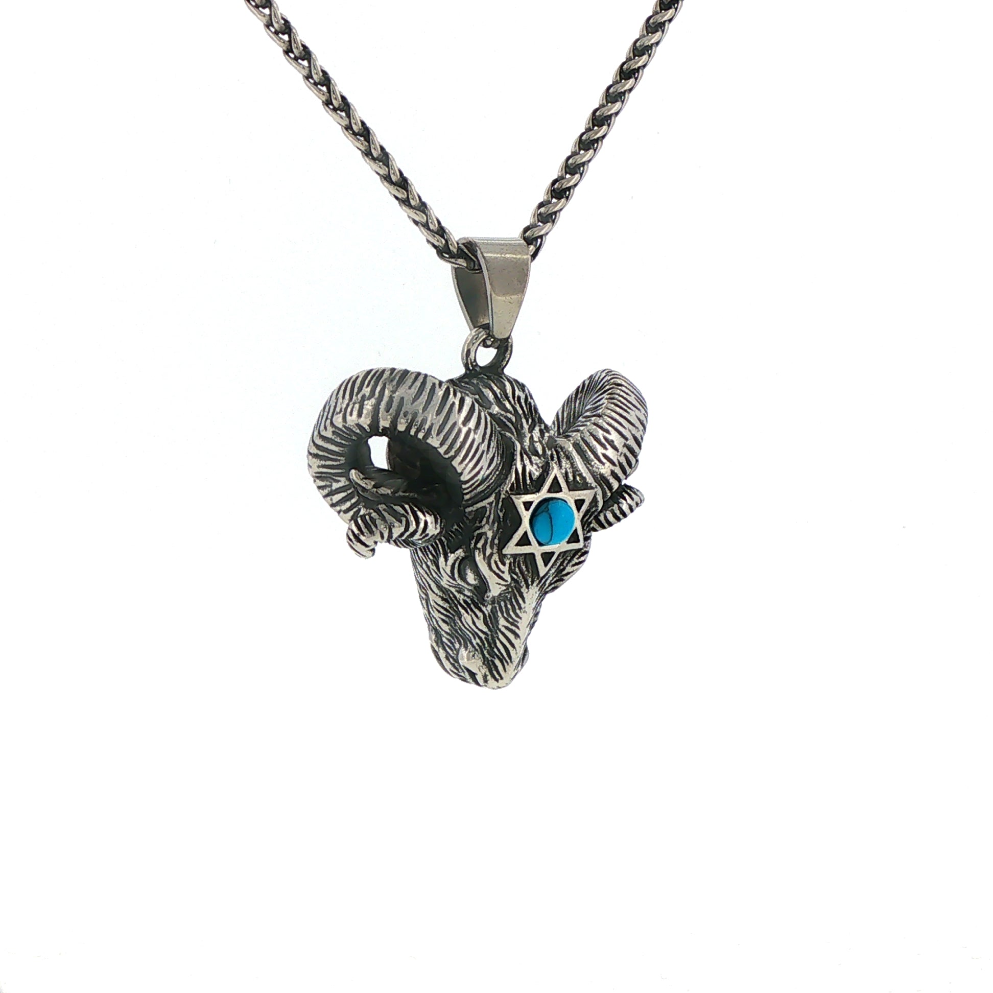 KHNUM HEAD PENDANT & CHAIN