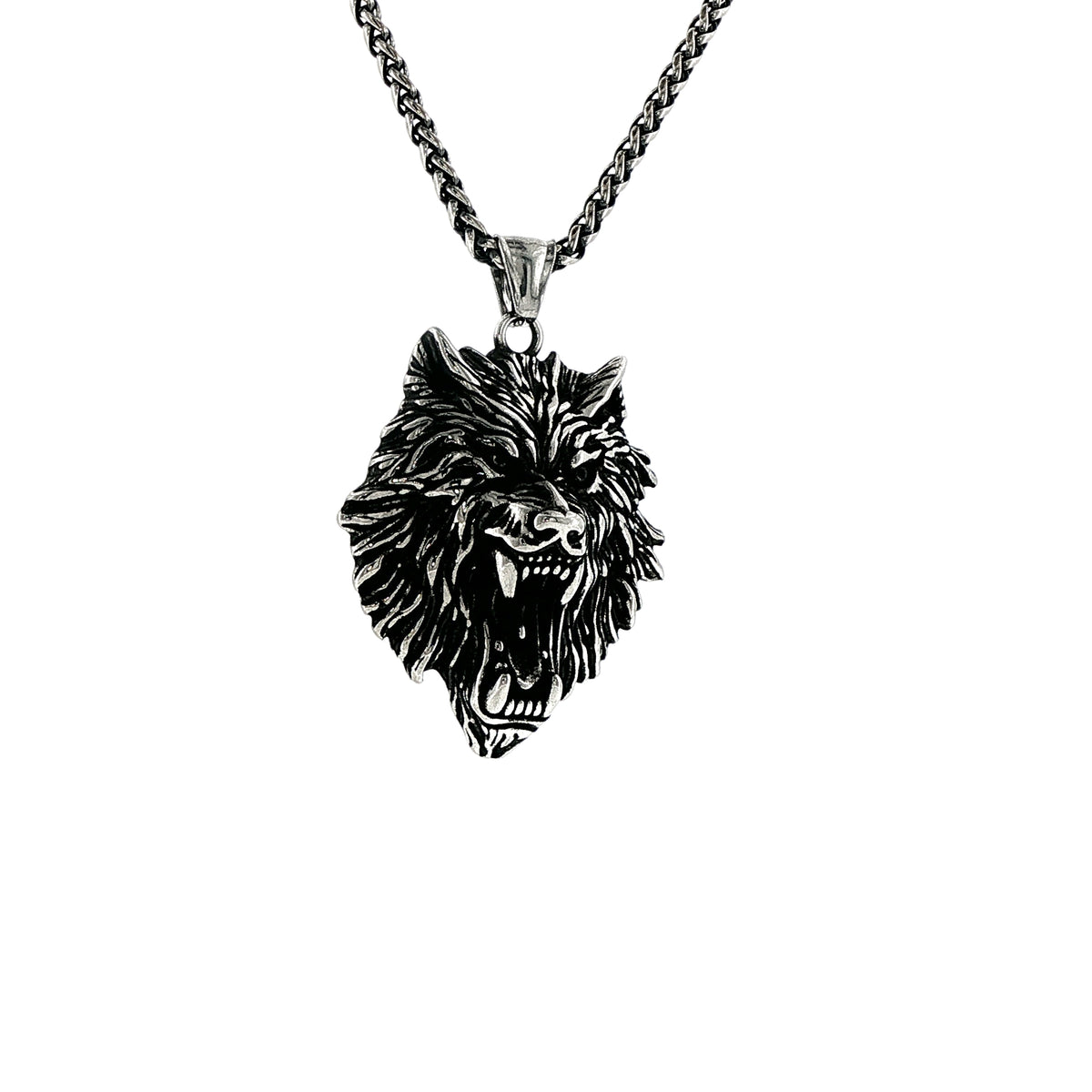 HOWL OF WAR PENDANT & CHAIN