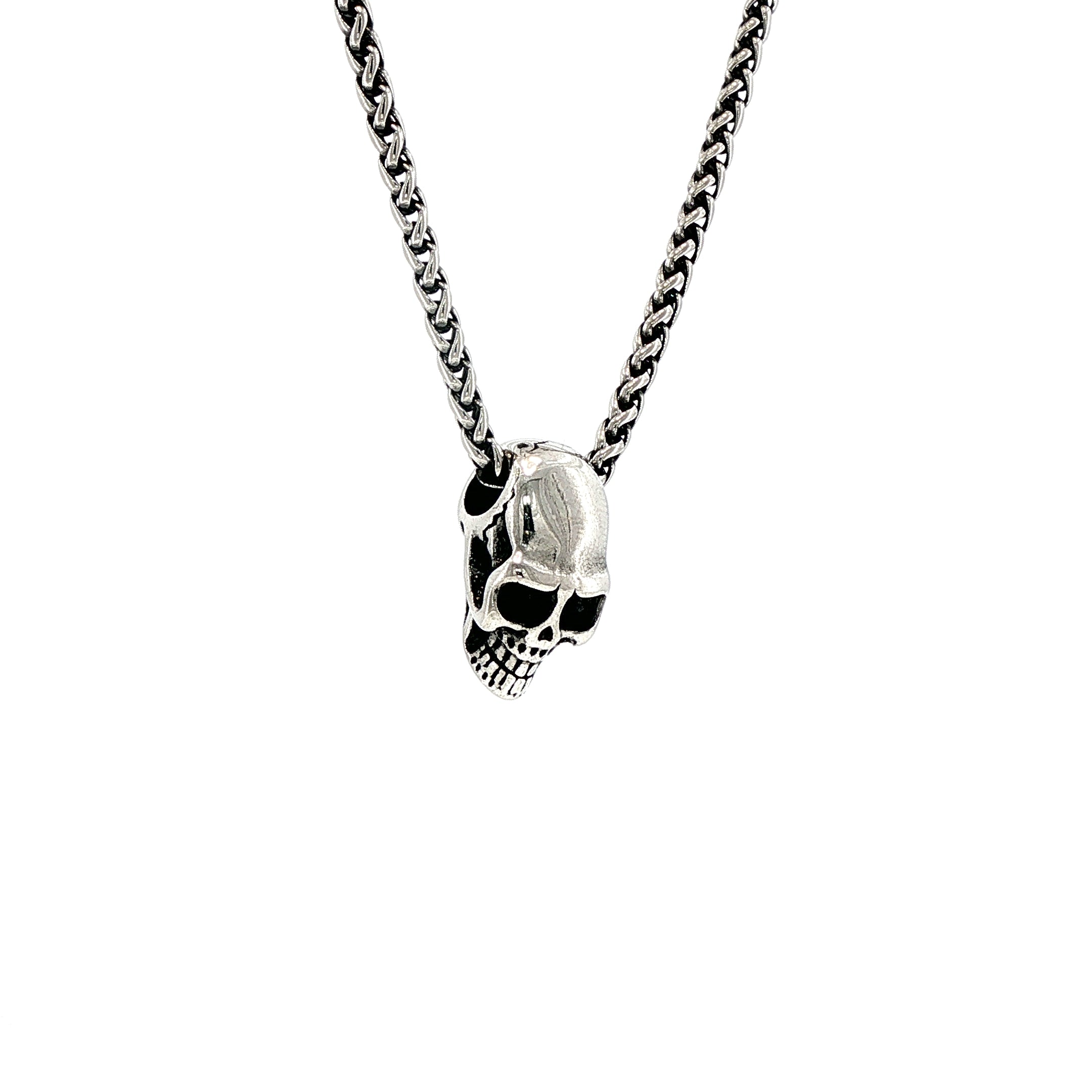 SMALL SKULL PENDANT & CHAIN
