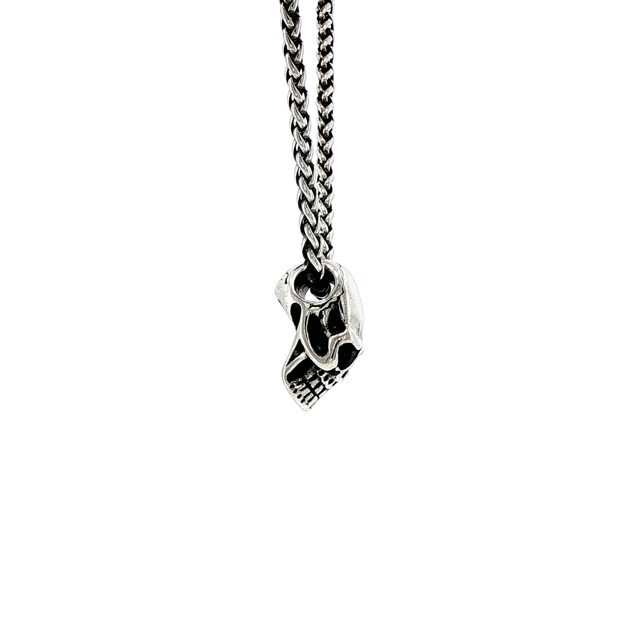 SMALL SKULL PENDANT & CHAIN