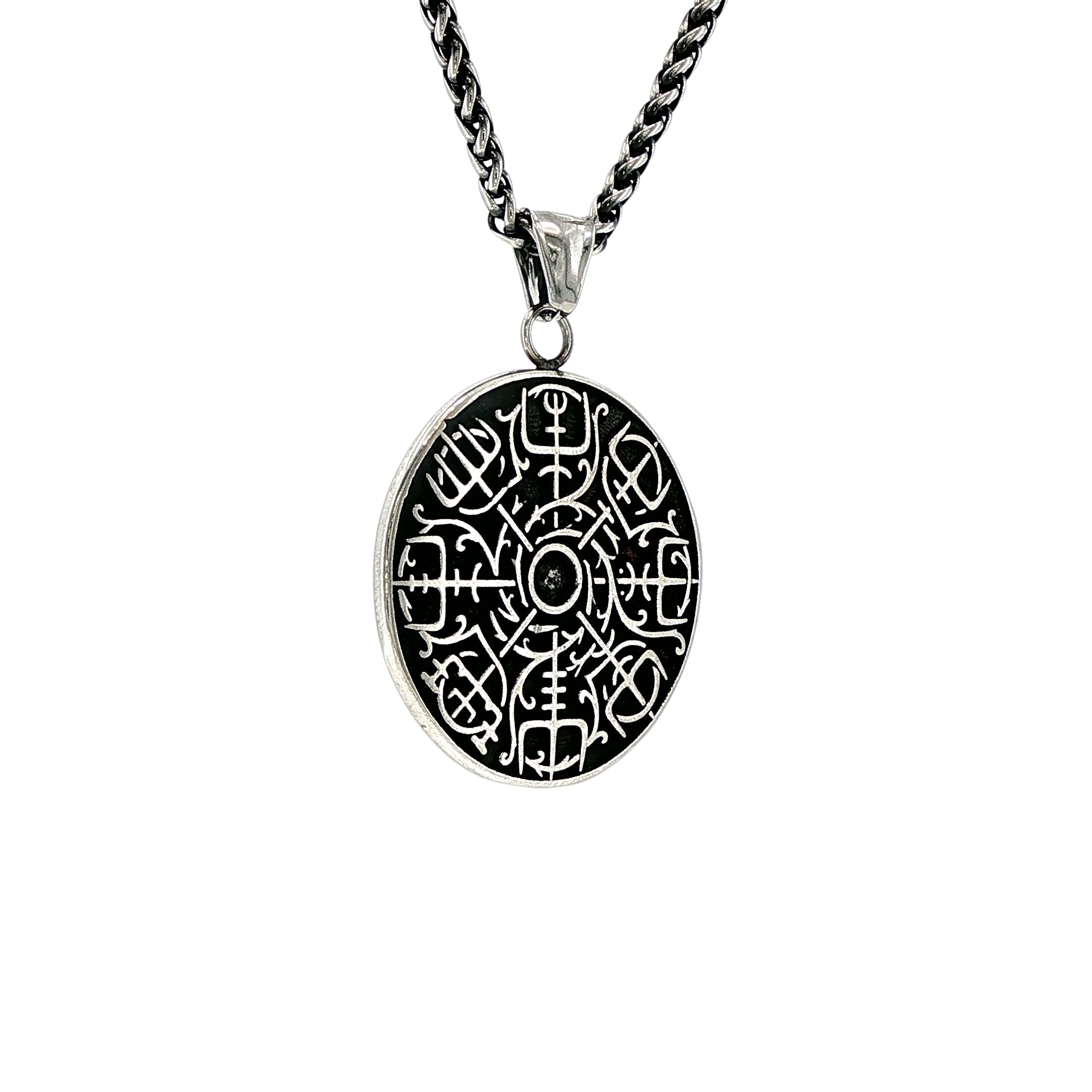 TRIDENT SHIELD PENDANT & CHAIN