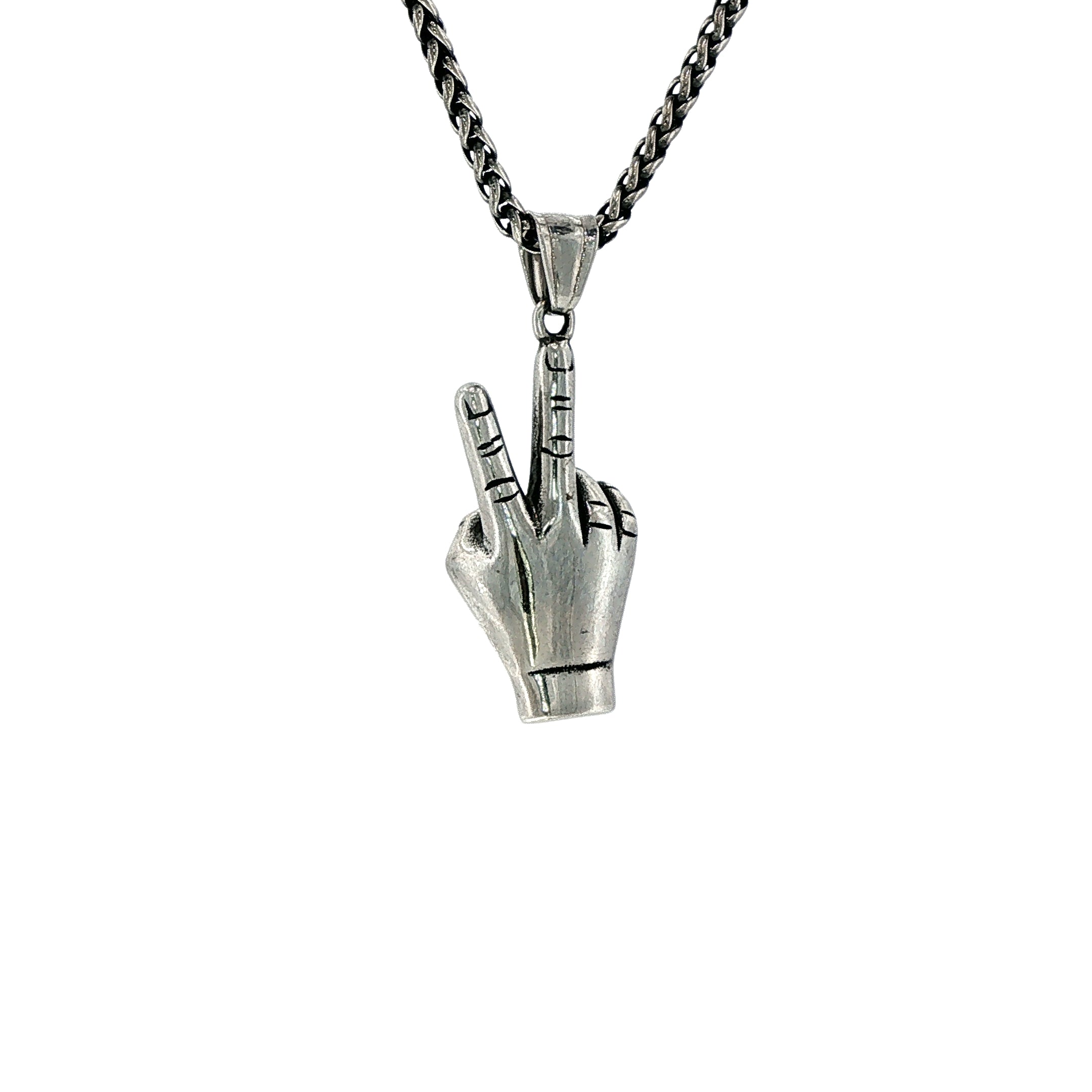 BOW FINGERS PENDANT & CHAIN
