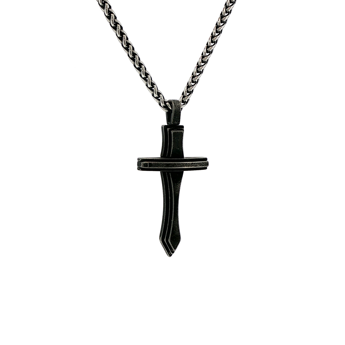 GOTHIC CROSS PENDANT & CHAIN