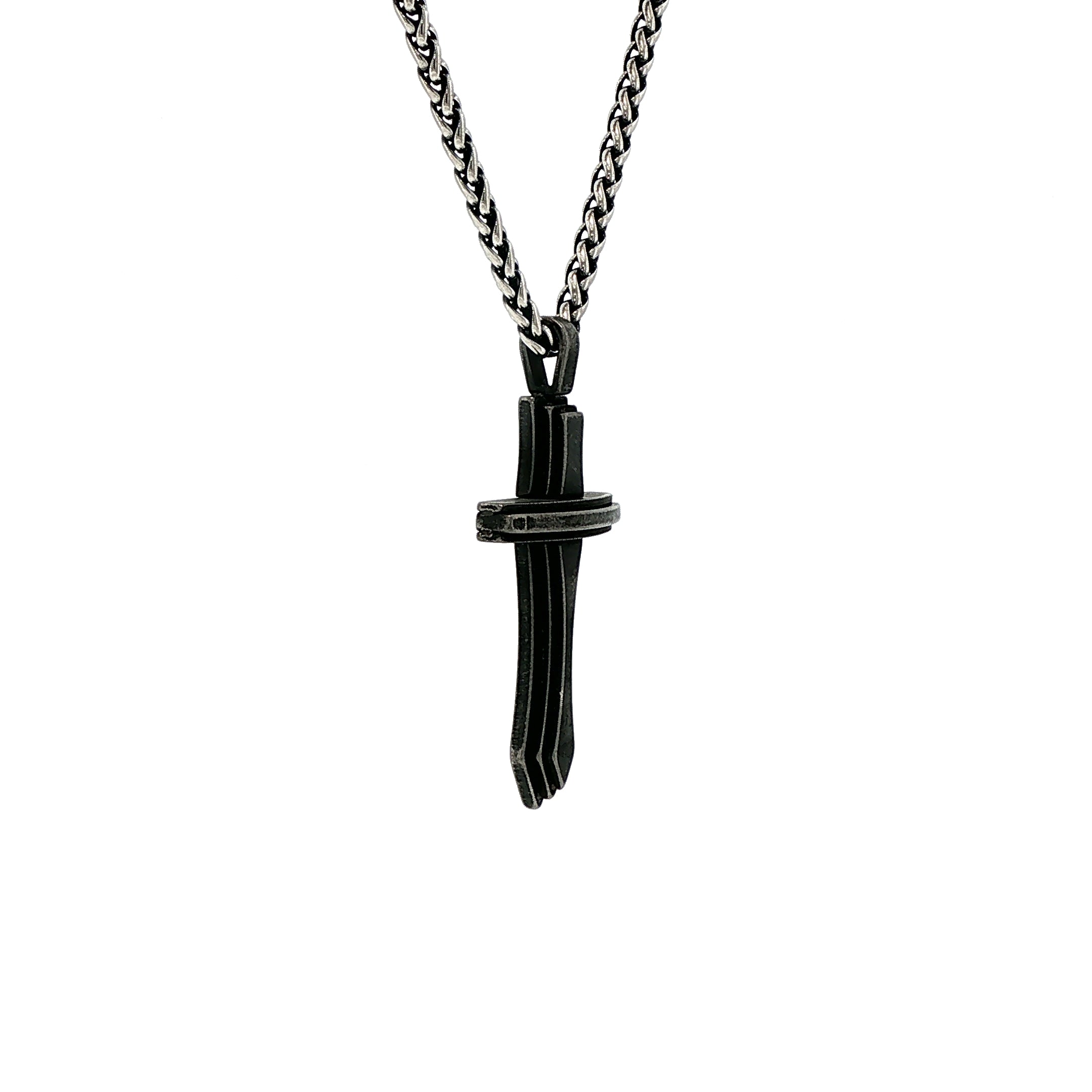 GOTHIC CROSS PENDANT & CHAIN
