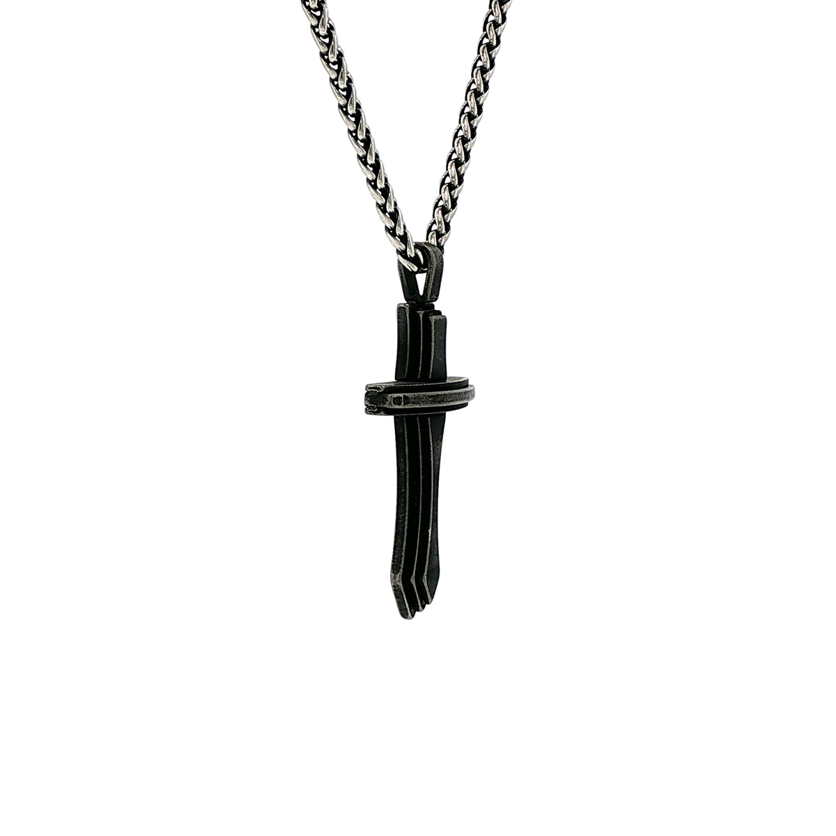 GOTHIC CROSS PENDANT & CHAIN