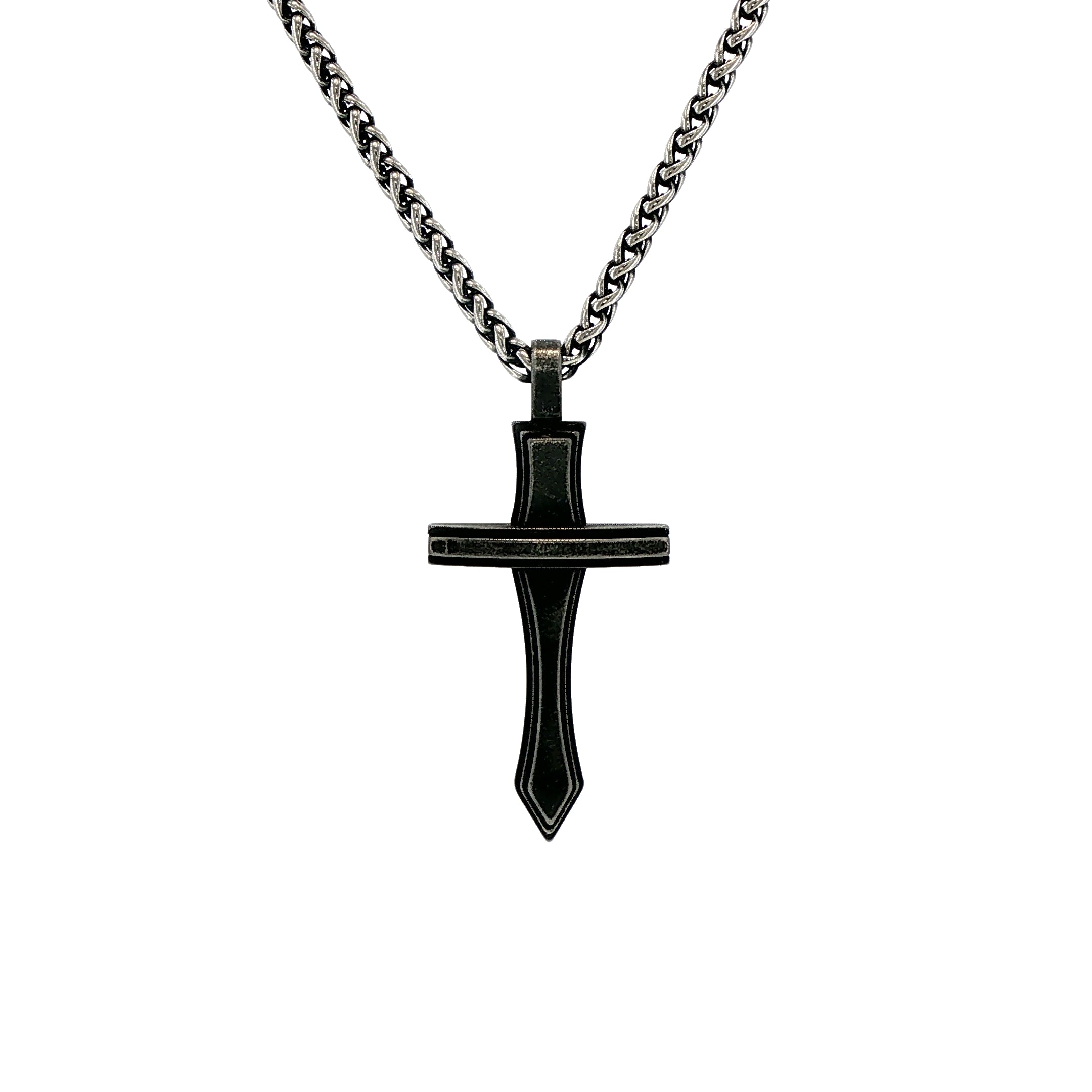 GOTHIC CROSS PENDANT & CHAIN