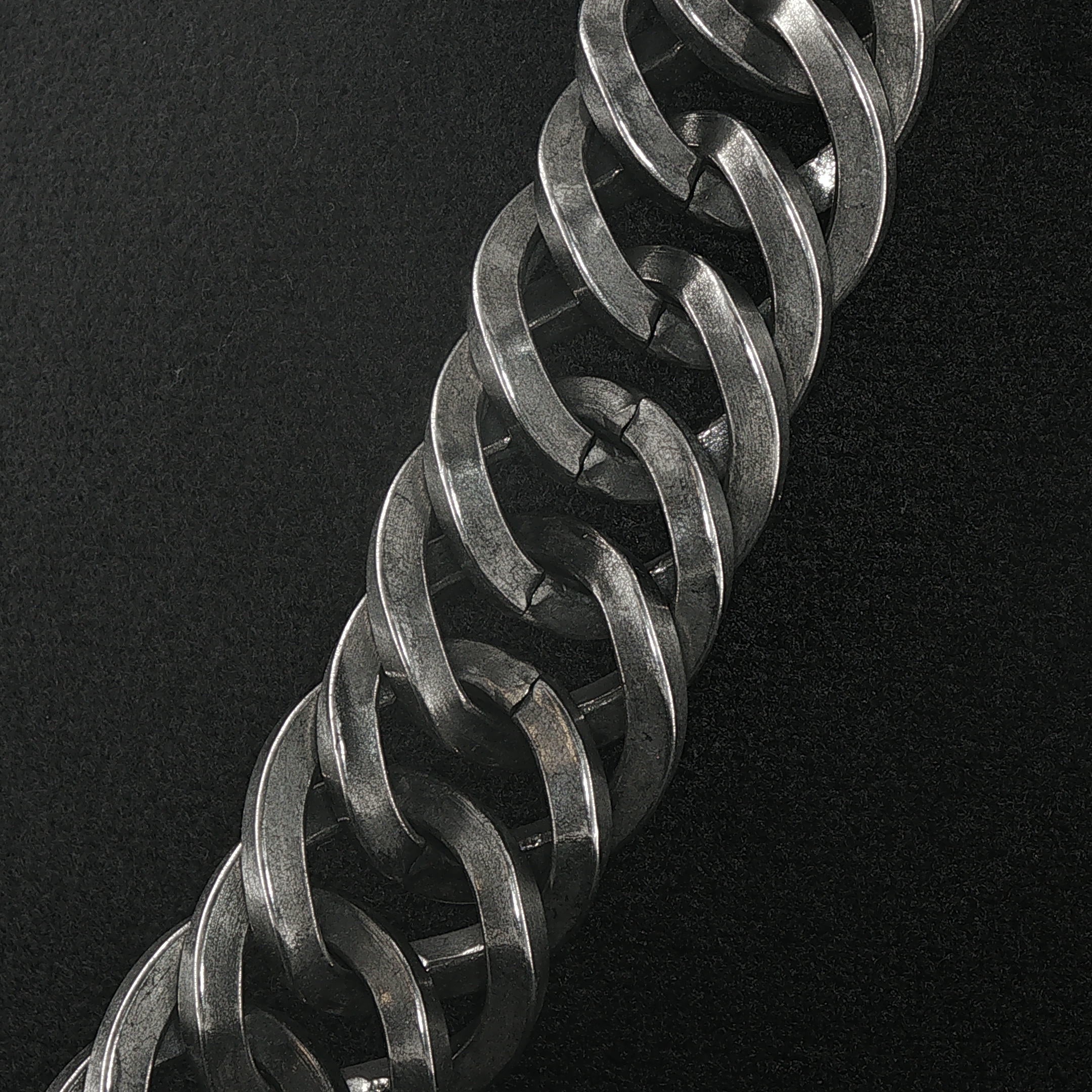 AN29 VINTAGE TWISTED LINK CURB CHAIN